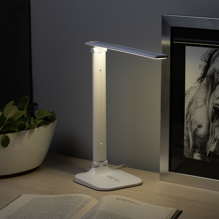 Настольный светильник Эра NLED-484, IP20, 11Вт, белый - Фото 1