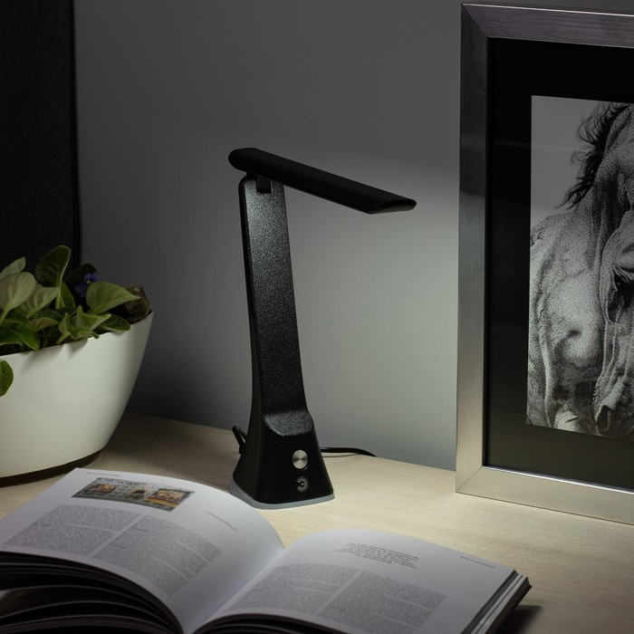 Настольный светильник Эра NLED-503, IP20, 11Вт, черный - Фото 1