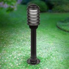 Светильник садовый Эра Е27, IP54, 60Вт, 140х650 мм, чёрный - фото 302103819
