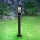 Светильник садовый Эра Е27, IP54, 60Вт, 140х850 мм, чёрный - Фото 1