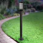 Светильник садовый Эра Е27, IP54, 60Вт, 140х1050 мм, чёрный - фото 301081131