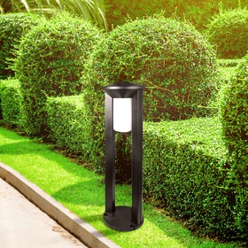 Светильник садовый Эра Е27, IP54, 20Вт, 192x192x600 мм, чёрный