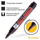 УЦЕНКА! Маркер перманентный 3.0 мм, Crown Multi Marker, пулевидный, чёрный - Фото 4