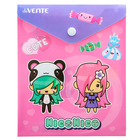 Папка-конверт на кнопке А6, с тиснением фольгой , 170х140 мм, 180мкм, deVENTE Nico, в стиле "Куроми" МИКС (комплект 12 шт) - фото 24076076 Папка-конверт на кнопке А6, с тиснением фольгой , 170х140 мм, 180мкм, deVENTE Nico, в стиле "Куроми" МИКС (комплект 12 шт) - фото 24076076