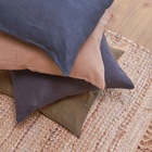 Декоративная наволочка SL Home Linen 40*40 см,  цв. зеленый, 100%лён - фото 25465197 Декоративная наволочка SL Home Linen 40*40 см,  цв. зеленый, 100%лён - фото 25465197
