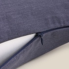 Декоративная наволочка SL Home Linen 40*40 см,  цв. Темно-синий, 100%лён 10262443