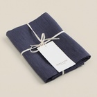 Декоративная наволочка SL Home Linen 40*40 см,  цв. Темно-синий, 100%лён 10262443