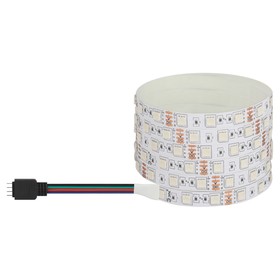 Светодиодная лента Эра, 50 м, IP20, SMD5050, 60 LED/м, 14,4 Вт/м, 12 В, свечение RGB