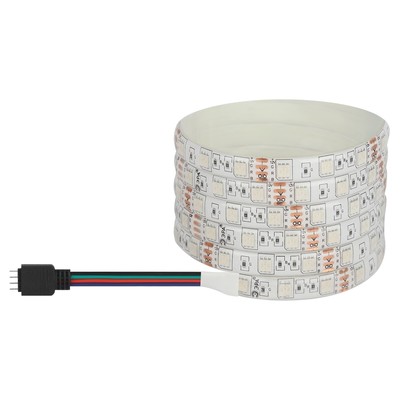Светодиодная лента Эра, 5 м, IP65, SMD5050, 60 LED/м, 14,4 Вт/м, 12 В, свечение RGB