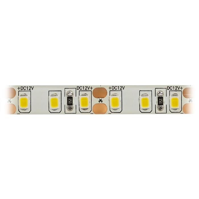 Светодиодная лента Эра, 5 м, IP65, SMD2835, 120 LED/м, 9,6 Вт/м, 12 В, свечение тёплое белое - фото 1906710171