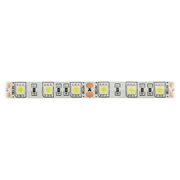 Светодиодная лента Эра, 5 м, IP65, SMD5050, 60 LED/м, 14,4 Вт/м, 12 В, свечение белое