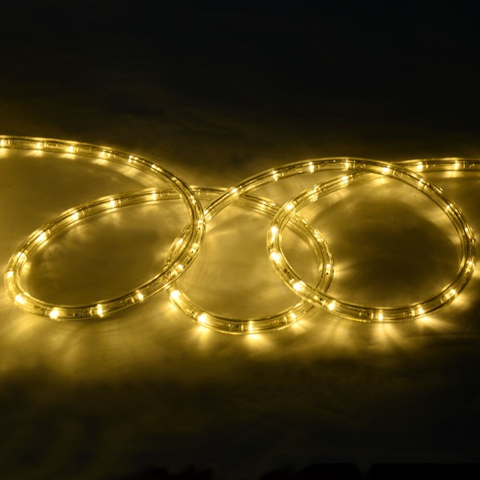 Светодиодная лента Эра, 20 м, IP67, SMD2835, 60 LED/м, 4,8 Вт/м, 220 В, свечение тёплое белое - фото 1906710211