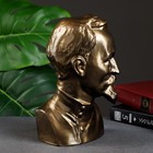 Бюст «Дзержинский», гипс, фигурка под бронзу, 12×22×8 см - Фото 2