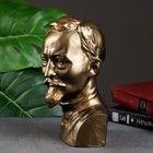 Бюст «Дзержинский», гипс, фигурка под бронзу, 12×22×8 см - Фото 4