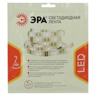 Светодиодная лента Эра, 5 м, IP33, SMD2835, 120 LED/м, 14,4 Вт/м, 24 В, свечение белое - Фото 3