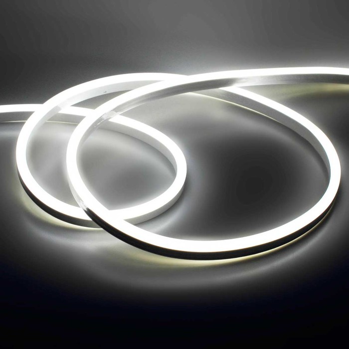 Неоновая светодиодная лента Эра, 20 м, IP67, SMD2835, 120 LED/м, 7 Вт/м, 220 В, свечение белое - фото 1906710338