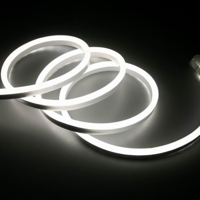 Неоновая светодиодная лента Эра, 20 м, IP67, SMD2835, 120 LED/м, 7 Вт/м, 220 В, свечение белое - фото 1906710339
