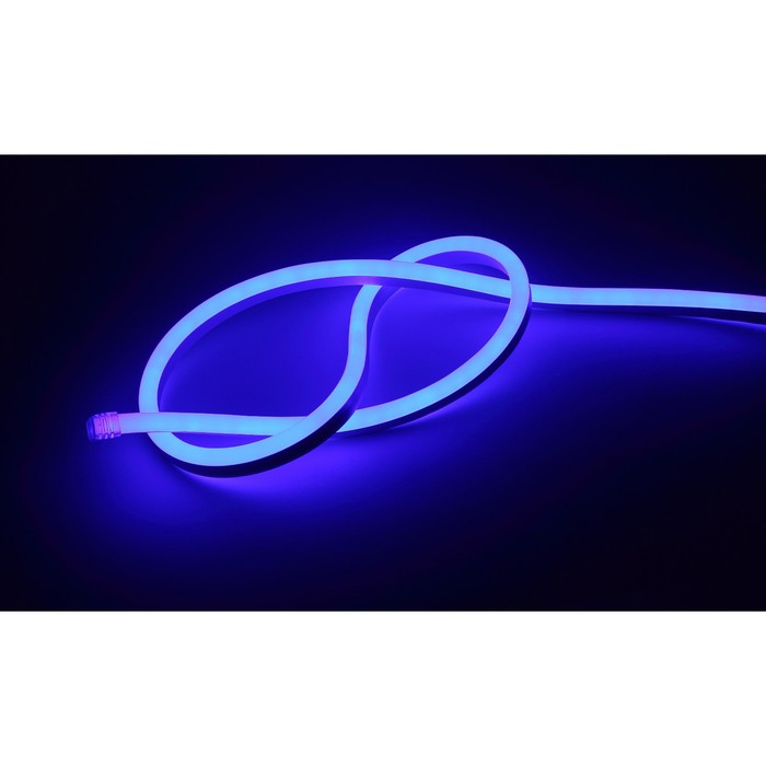 Неоновая светодиодная лента Эра, 20 м, IP67, SMD2835, 120 LED/м, 7 Вт/м, 220 В, свечение синее - фото 1906710343
