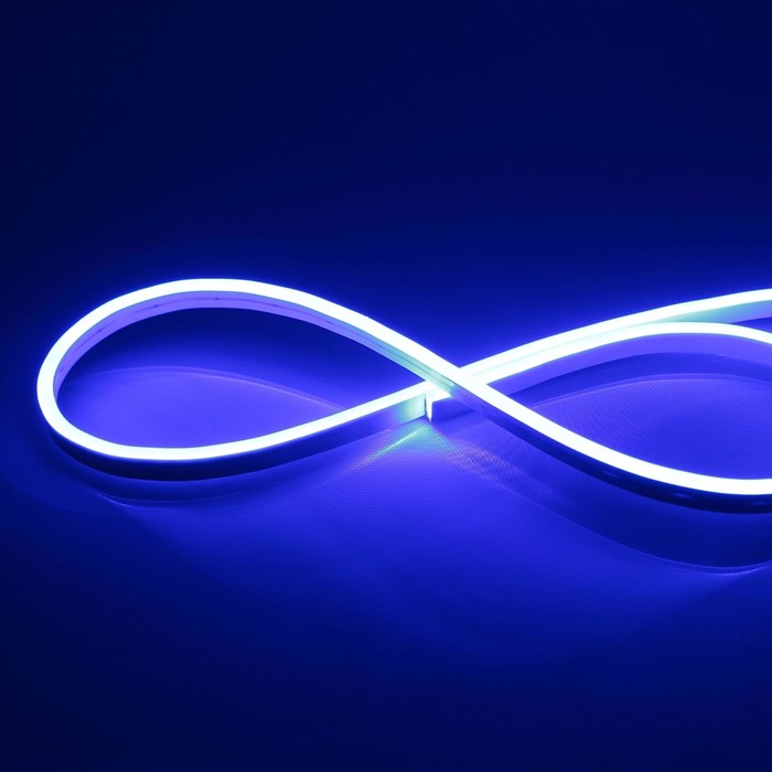 Неоновая светодиодная лента Эра, 20 м, IP67, SMD2835, 120 LED/м, 7 Вт/м, 220 В, свечение синее - фото 1906710345
