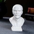 Бюст Ленин средний, белый 10см - Фото 2