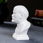 Бюст Ленин средний, белый 10см - Фото 3