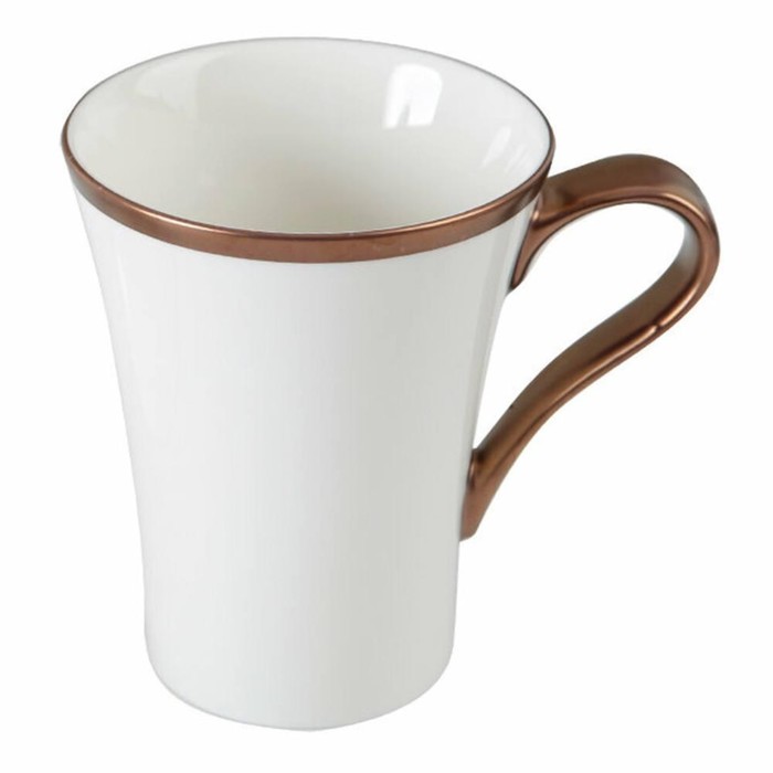 Кружка Porland Copper Line, 340 мл, цвет белый 10481054