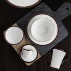 Кружка Porland Copper Line, 340 мл, цвет белый 10481054 Кружка Porland Copper Line, 340 мл, цвет белый 10481054