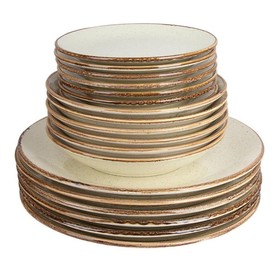 Набор обеденных тарелок Porland Seasons, 18 предметов, цвет бежевый