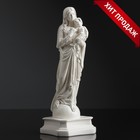 Фигура "Дева Мария с младенцем" белая 24см - фото 9745796
