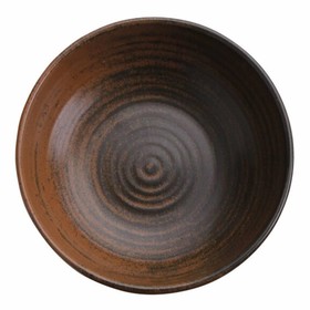 Салатник круглый Porland Lykke, d=13 см, h=4.5 см, 550 мл, цвет коричневый