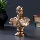 Бюст «Николай II», фигурка гипс под бронзу, 6×14×6 см - Фото 5