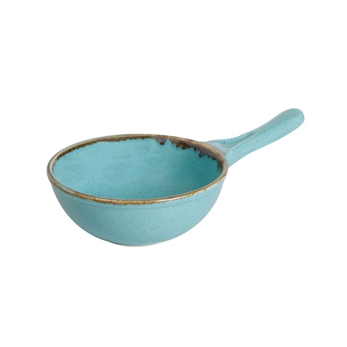Сковорода Porland Turquoise, фарфор, d=16 см - Фото 1