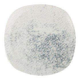 Тарелка квадратная Porland Smoky, 22х22 см, цвет серый
