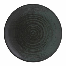 Тарелка мелкая Porland Lykke, d=17 см, цвет зелёный