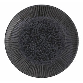 Тарелка плоская Porland Iris Grey, d=31 см, цвет тёмно-серый