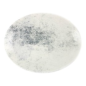 Блюдо овальное Porland Smoky, 24х31 см см, цвет серый