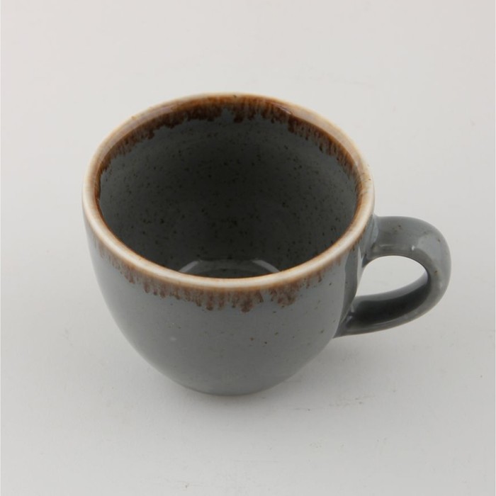 Чашка кофейная Porland Dark Grey, 80 мл