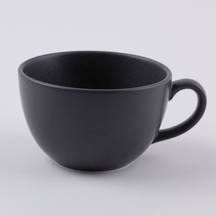 Чашка чайная Porland Black, 340 мл - Фото 1