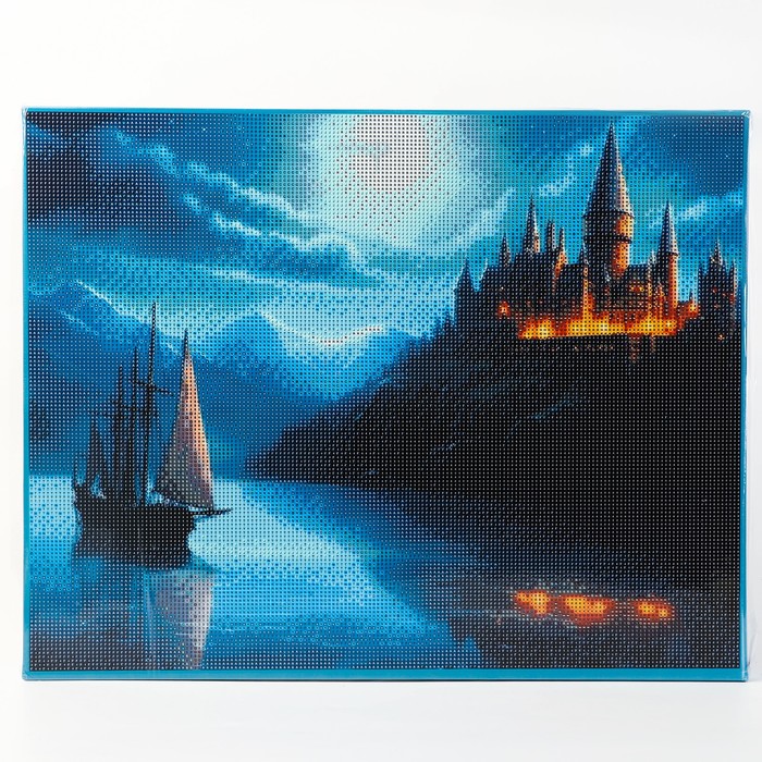 УЦЕНКА Алмазная вышивка полное заполнение «Сказочный замок», на раме, 40×50 см - Фото 1