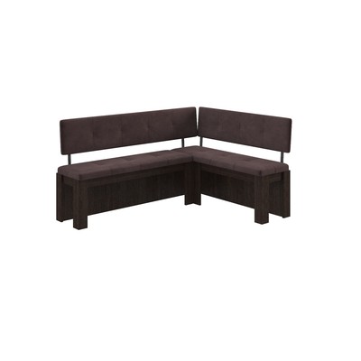 Кухонный уголок, без стола, без табуретов, 1650×1250×850 мм, цвет венге/bora 01