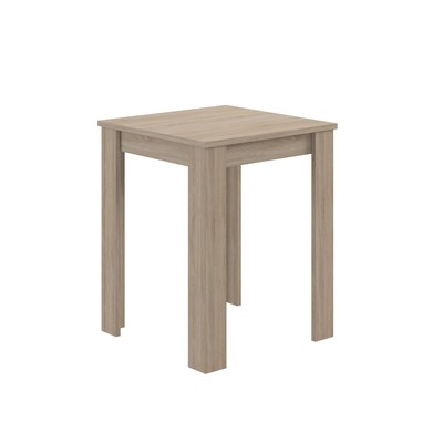 Стол обеденный, 600×600×760 мм, цвет дуб сонома