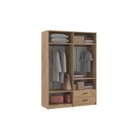 Шкаф 4-х дверный Svetlana Loft, 1478х540х2074, Дуб золотой/Венге  (артикул 10484549)  большой выбор товаров оптом и в розницу по низким ценам с доставкой