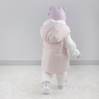 Безрукавка детская утеплённая KinDerLitto «Кантри», рост 98-104 см, цвет пудра - Фото 6