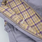 Безрукавка детская утеплённая KinDerLitto «Кантри», рост 68-74 см, цвет пыльная лаванда - Фото 8