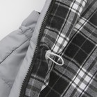 Безрукавка детская утеплённая KinDerLitto «Кантри», рост 68-74 см, цвет серый - Фото 4