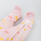 Комбинезон детский KinDerLitto «Ассорти. Облачка», рост 56-62 см, цвет розовый - Фото 5