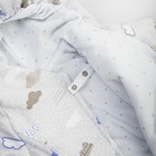 Комбинезон детский KinDerLitto «Ассорти. Облачка», рост 74-80 см, цвет серый - Фото 3