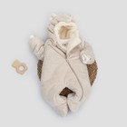 Комбинезон детский KinDerLitto «Веснушка», рост 56-62 см, цвет бежевый - Фото 1