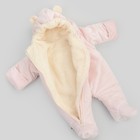 Комбинезон детский KinDerLitto «Веснушка», рост 62-68 см, цвет розовый - Фото 4