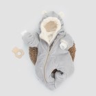 Комбинезон детский KinDerLitto «Веснушка», рост 56-62 см, цвет серый - фото 109820832